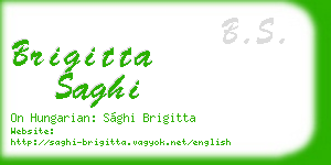 brigitta saghi business card